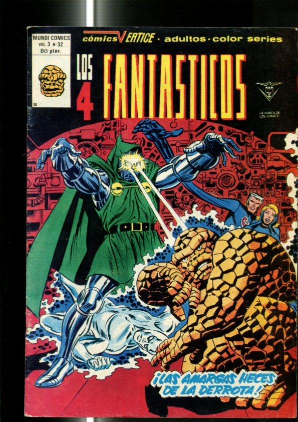 Vertice: Los 4 Fantasticos volumen 3 numero 32: (numerado 1 en trasera)
