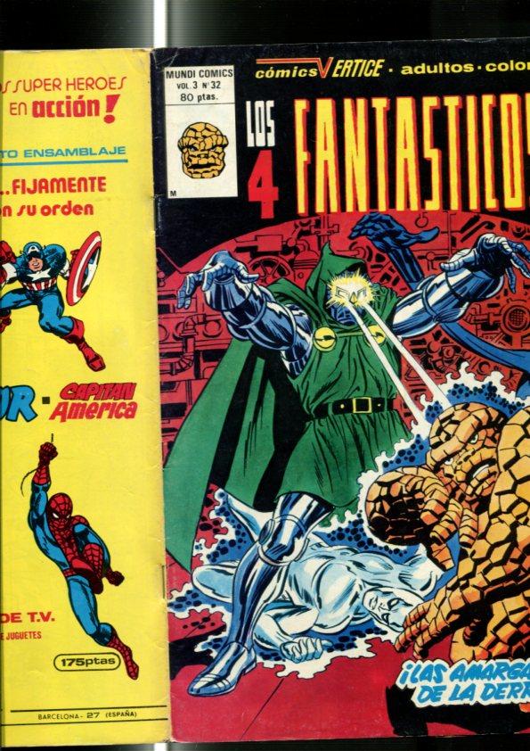 Vertice: Los 4 Fantasticos volumen 3 numero 32: (numerado 6 en trasera)