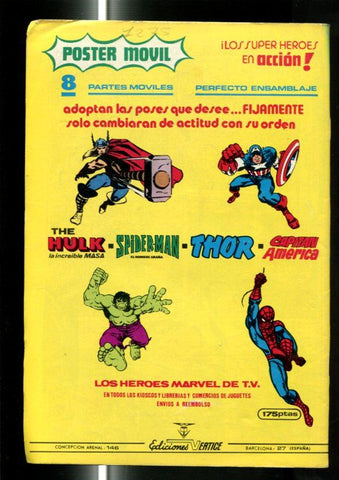 Vertice: Los 4 Fantasticos volumen 3 numero 33: (numerado 1 en trasera)