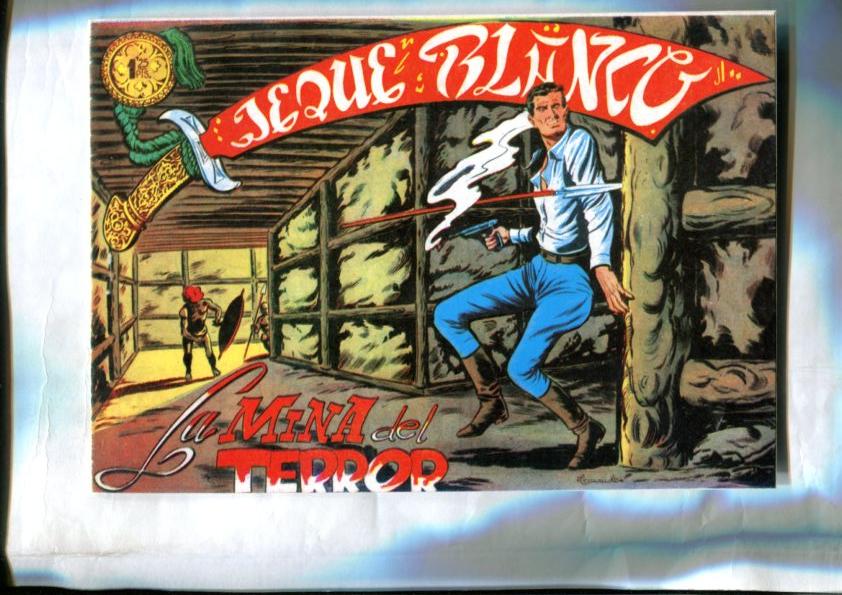 Facsimil: Jeque Blanco numero 129: La mina del terror