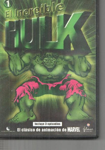 DVD: El increible Hulk volumen 3: contiene 3 episodios de la serie dibujos