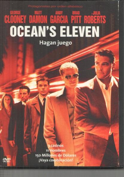 DVD: Pceans Eleven: Hagan Juego (George Clooney, Matt Damon, Brad Pitt, Andy Garcia, Julia Roberts)
