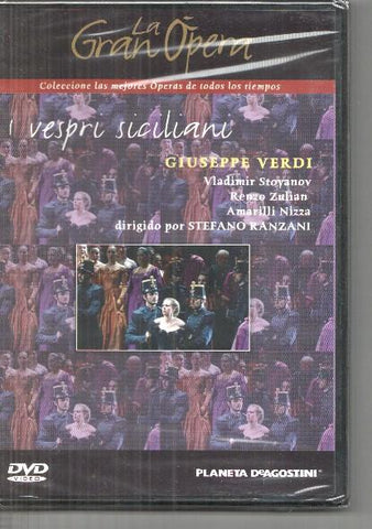 DVD: La gran opera: I vespri siciliani (Verdi): Vladimir Stoyanov,Renzo Zulian,Amarilli Nizza, dirige Stefano kanzani