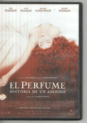 DVD: El perfume, historia de un asesino con Dustin Hoffman, Ben Whishaw, Rachel Hurd Wood