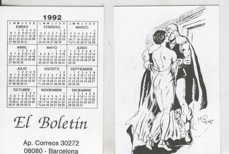 El Boletin Calendarios bolsillo 1992: Halcon Trovador