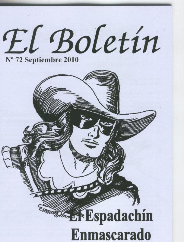 El Boletin trimestral numero 072: El Espadachin Enmascarado y Rosa Galceran