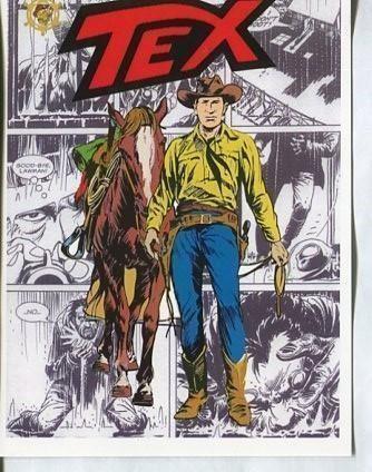 Postal / Postcard: El Boletin serie 2: Tex (clasicos del Western) numero 11 de 12:  Tex