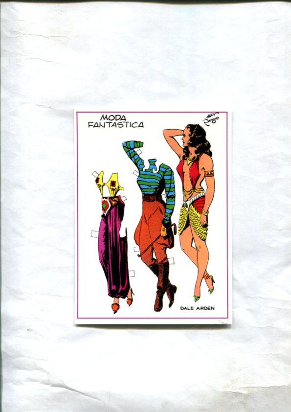 Postal / Postcard: El Boletin serie 5 numero 03 de 12: Flash Gordon: Moda Fantastica: Dale Arden