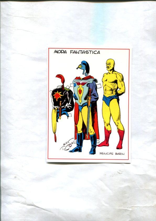 Postal / Postcard: El Boletin serie 5 numero 08 de 12: Flash Gordon: Moda Fantastica: Principe Barin