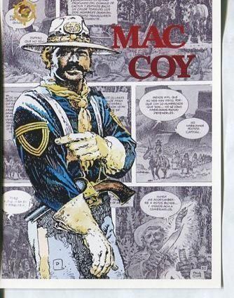 Postal / Postcard: El Boletin serie 2: Mac Coy (clasicos del Western) numero 08 de 12:  Mac Coy