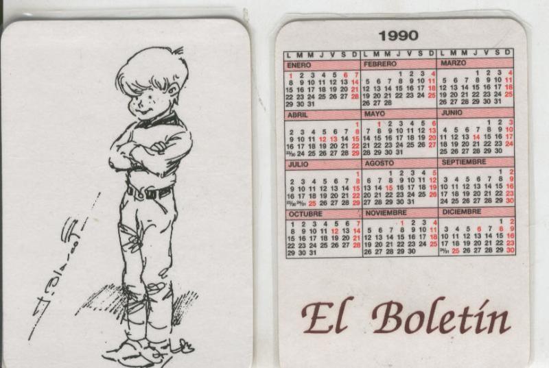 El Boletin Calendarios bolsillo 1990: Cuto de Jesus Blasco