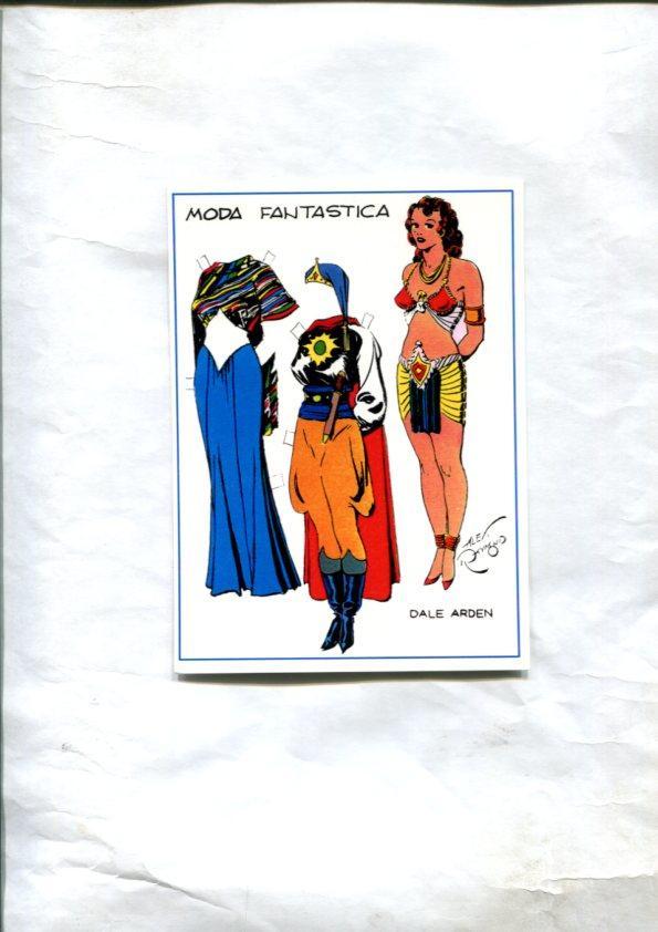 Postal / Postcard: El Boletin serie 5 numero 07 de 12: Flash Gordon: Moda Fantastica: Dale Arden