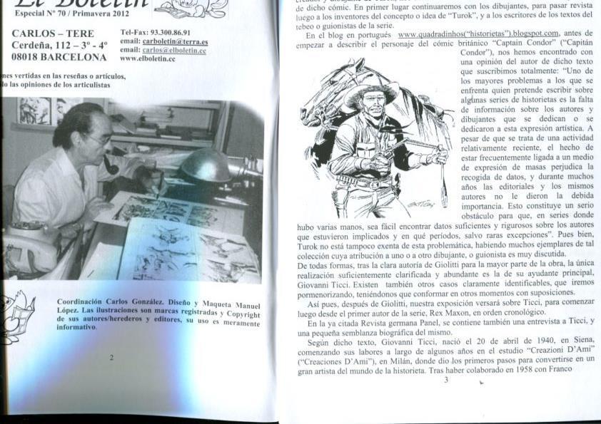 Fanzine: El Boletin Especial numero 070: Turok volumen 2 (los otros autores)