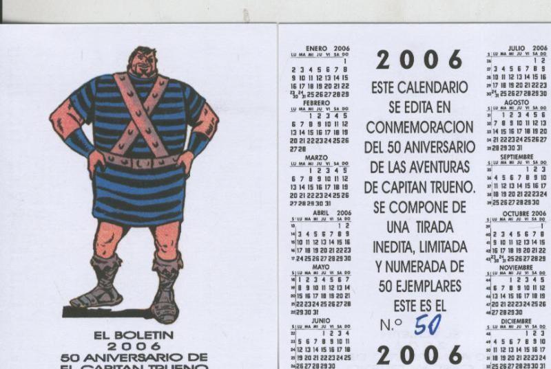 El Boletin Calendario bolsillo 2006: Goliath numero 50 de 50 unidades