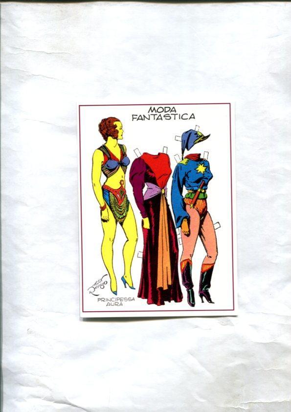 Postal / Postcard: El Boletin serie 5 numero 10 de 12: Flash Gordon: Moda Fantastica: Princessa Aura