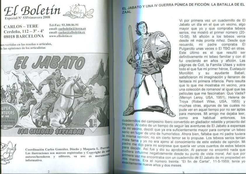 El Boletin Especial numero 053: El Jabato (primavera 2008)