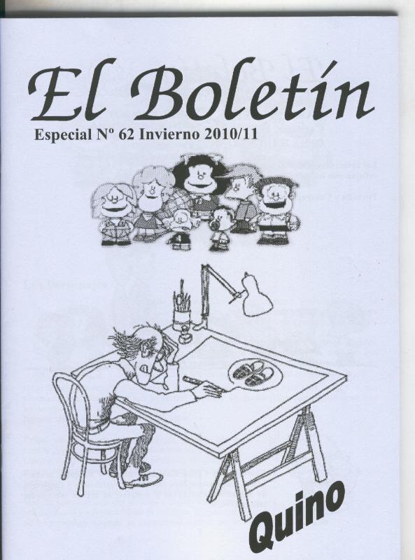 Fanzine: El Boletin Especial numero 062: Quino y Mafalda