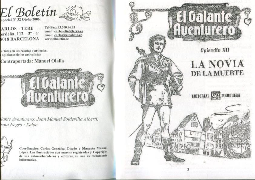 El Boletin Especial numero 032: El Galante Aventurero (otoño 2006)