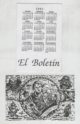 El Boletin Calendarios bolsillo 1991: El Cachorro de Iranzo