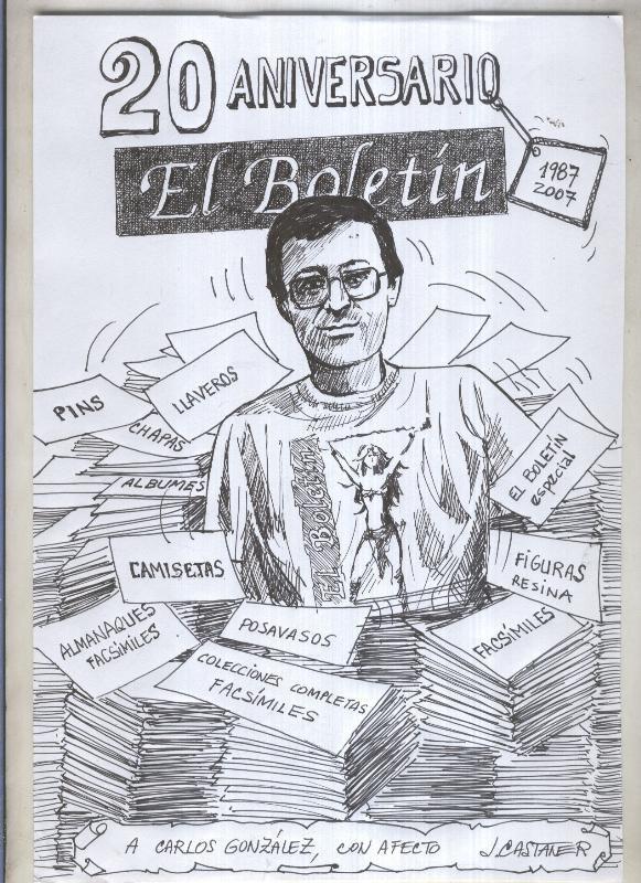 El Boletin 20 años: dibujo numero 5 realizados por algunos amigos para la celebracion