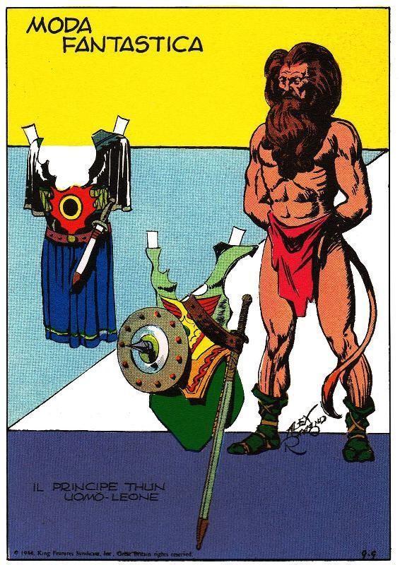 El Boletin: Poster DIN 3 numero 002: Flash Gordon modelo 02: El Principe Thun de los Hombres Leones