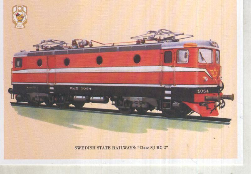 Postal / Postcard: El Boletin serie 1 numero 09 de 12: Swedish State Railways