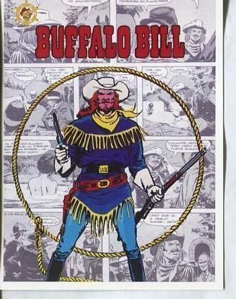 Postal / Postcard: El Boletin serie 2: Buffalo Bill (clasicos del Western) numero 12 de 12:  Buffalo Bill