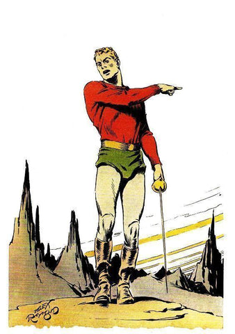 El Boletin: Poster DIN 3 numero 018: Flash Gordon modelo 18