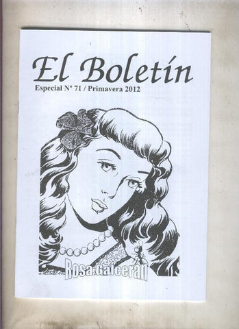 Fanzine: El Boletin Especial numero 071: Rosa Galceran