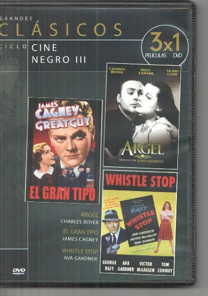 DVD: Ciclo Cine Negro III: Argel, El gran tipo, Whistle Stop