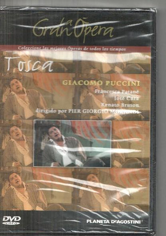DVD: La gran opera: Tosca de Puccini con Francesca patane, Jose Cura, Renato Bruson y dirige Pier Giorgio Morandi