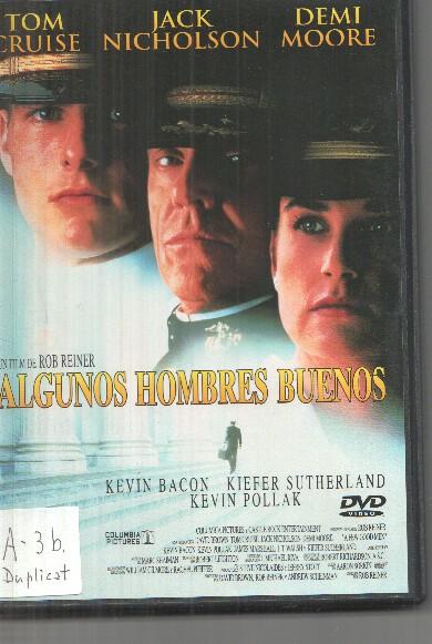 DVD: Algunos hombres buenos (Tom Cruise, Jack Nicholson, Demi Moore)