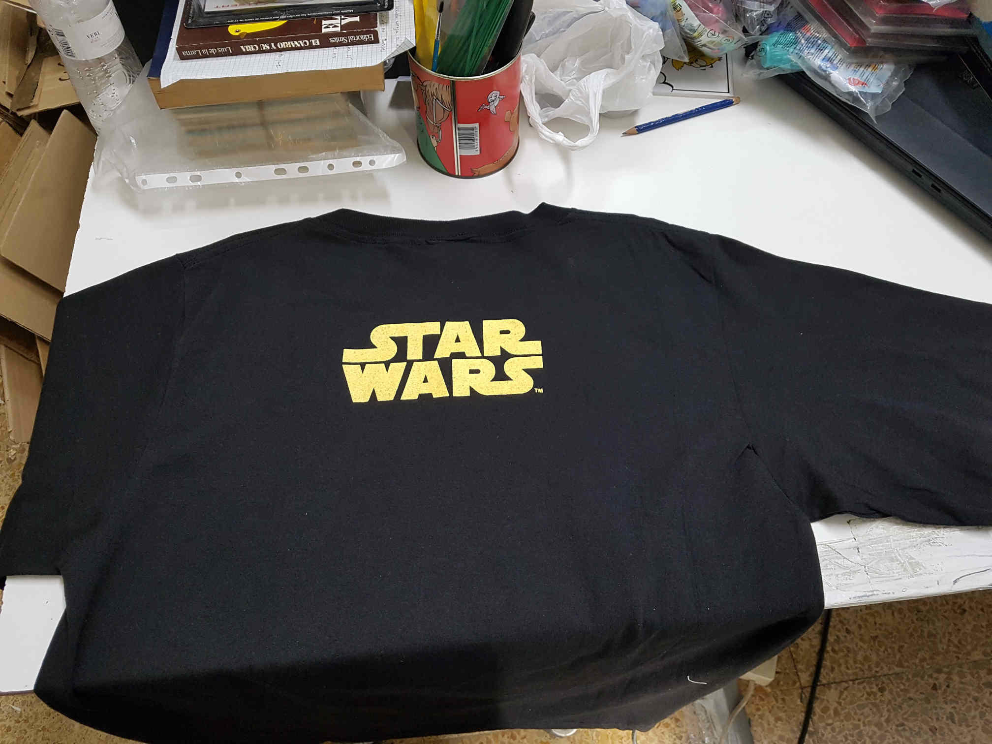 Camiseta de Star Wars, C3PO y R2-D2