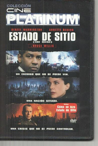 DVD: Cine Platinum:  Estado de sitio (Denzel Washington, Annette Bening)
