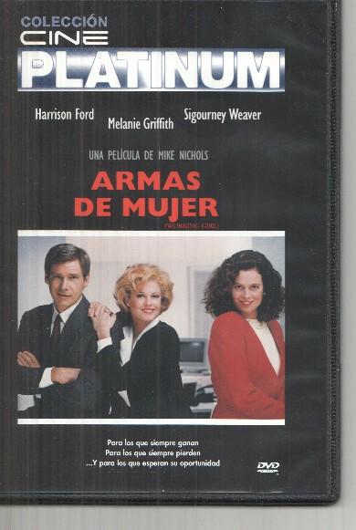 DVD: Cine Platinum:  Armas de mujer (Harrison Ford, Melanie Griffith)