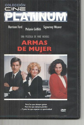 DVD: Cine Platinum:  Armas de mujer (Harrison Ford, Melanie Griffith)
