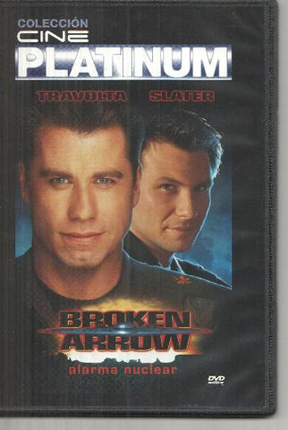 DVD: Cine Platinum:  Broken Arrow (arma nuclear) Travolta y Slater