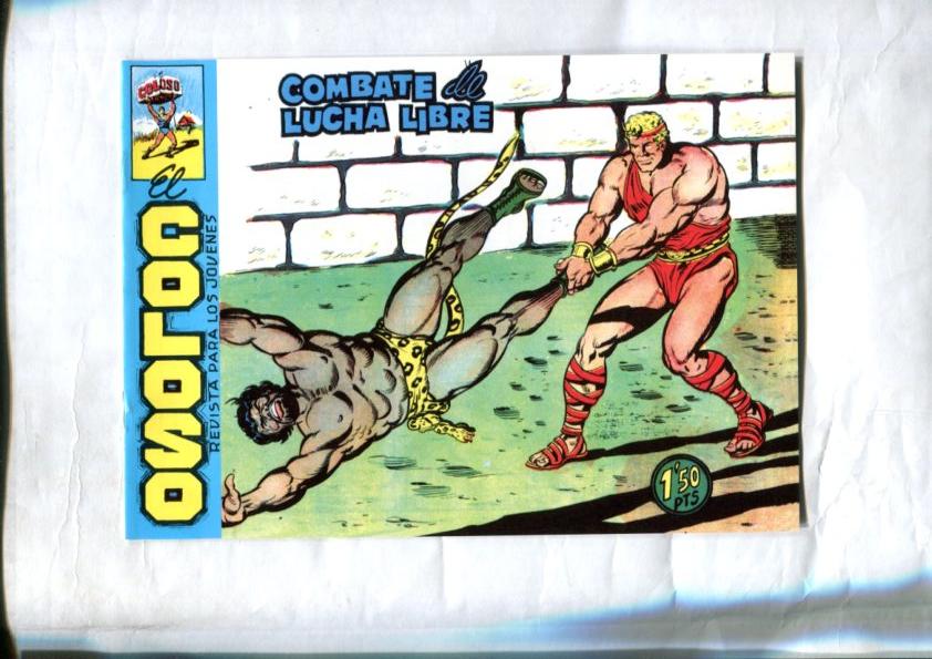 Facsimil: El Coloso numero 15: Combate de lucha libre