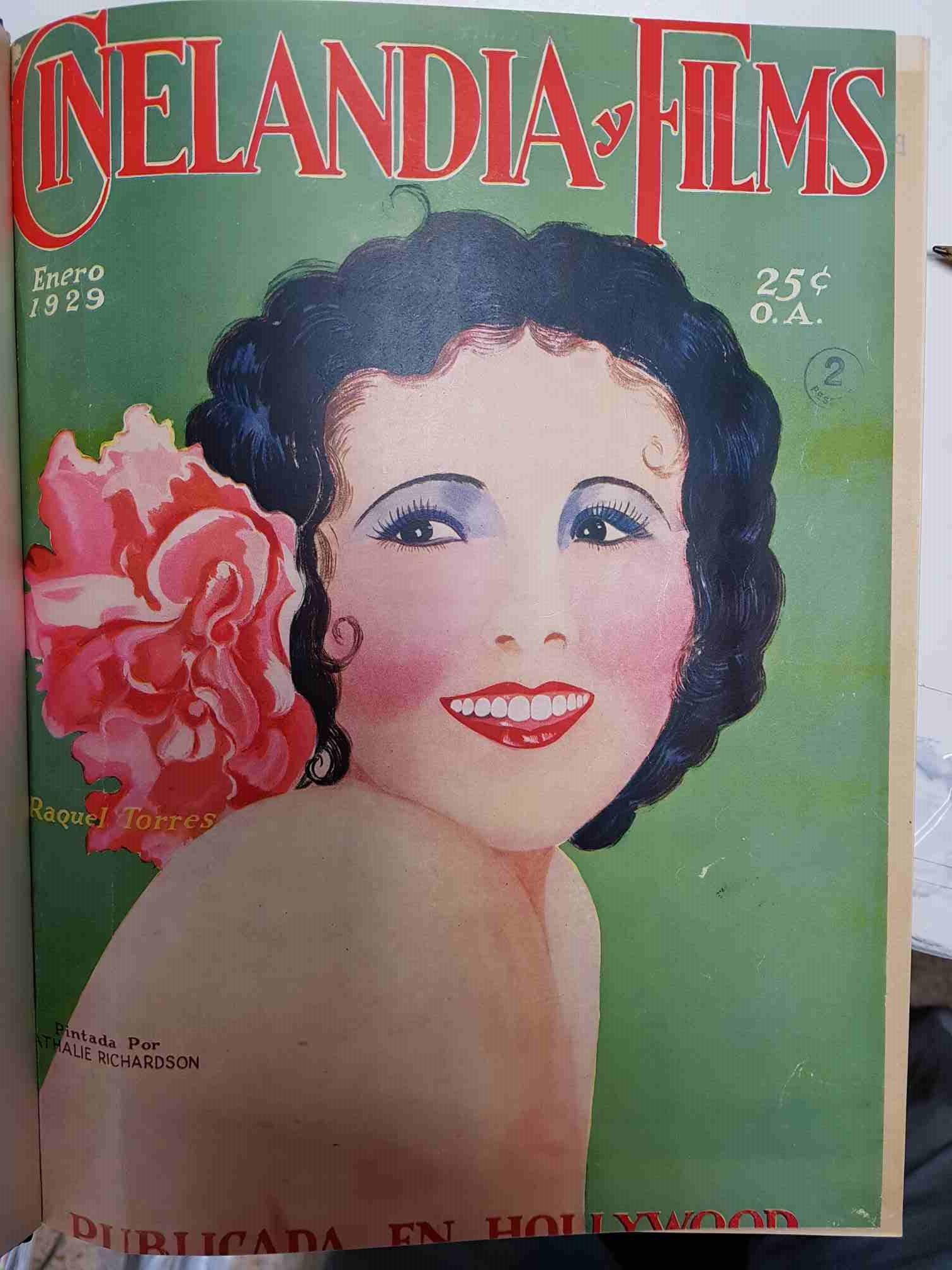 Cinelandia y Films tomo con las revistas del año 1929