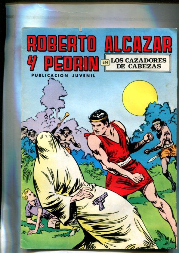 Roberto Alcazar y Pedrin color, numero 038: los cazadores de cabezas