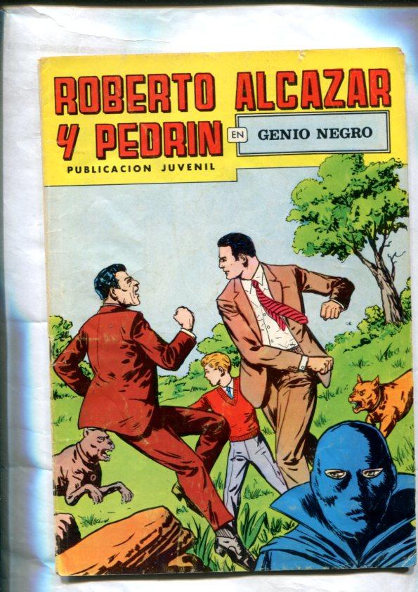 Roberto Alcazar y Pedrin color, numero 062: Genio negro