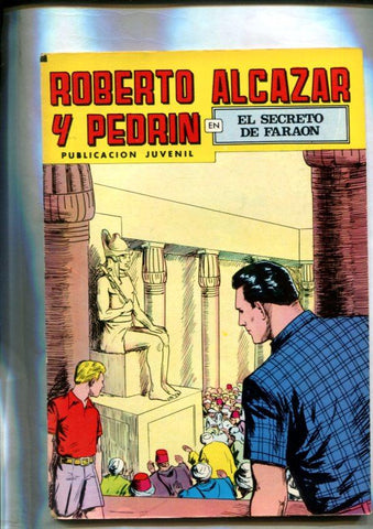 Roberto Alcazar y Pedrin color, numero 191: (numerado 1 en trasera): El secreto de faraon