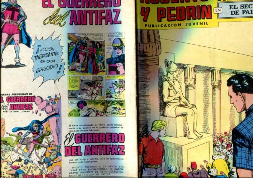 Roberto Alcazar y Pedrin color, numero 191: (numerado 2 en trasera): El secreto de faraon