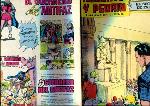 Roberto Alcazar y Pedrin color, numero 191: (numerado 2 en trasera): El secreto de faraon