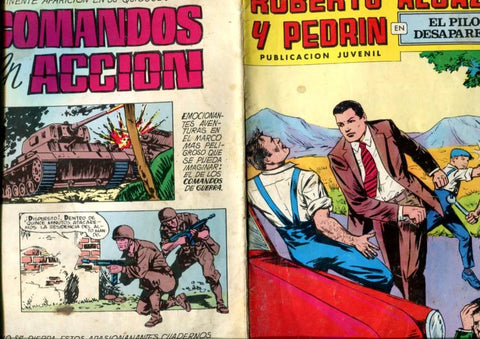 Roberto Alcazar y Pedrin color, numero 194: (numerado 2 en trasera): El piloto desaparecido