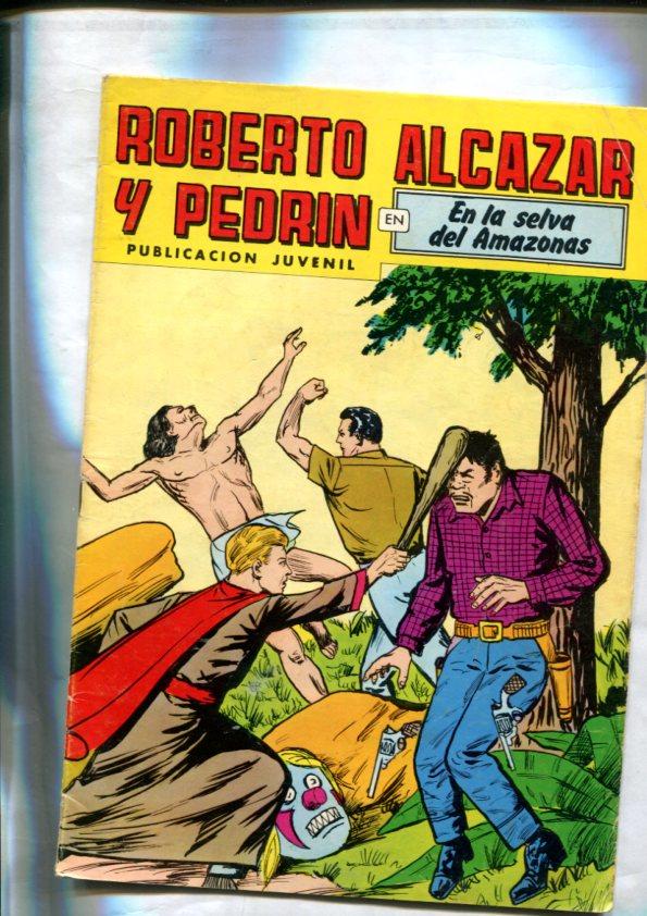 Roberto Alcazar y Pedrin color, numero 245: En la selva del amazonas