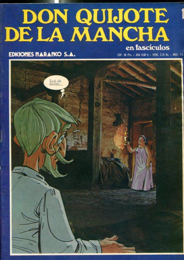 Don Quijote de la Mancha en comic y fasciculo numero 12