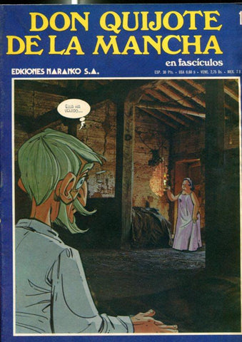 Don Quijote de la Mancha en comic y fasciculo numero 12