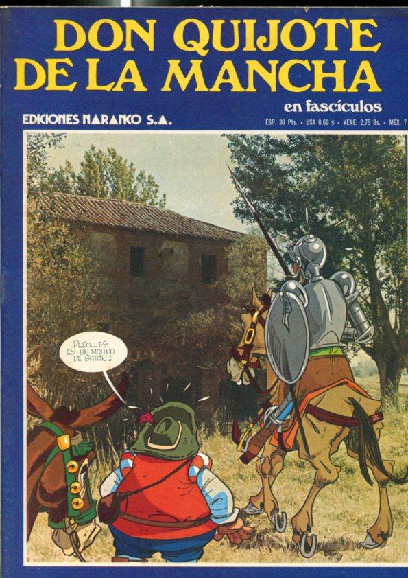 Don Quijote de la Mancha en comic y fasciculo numero 15