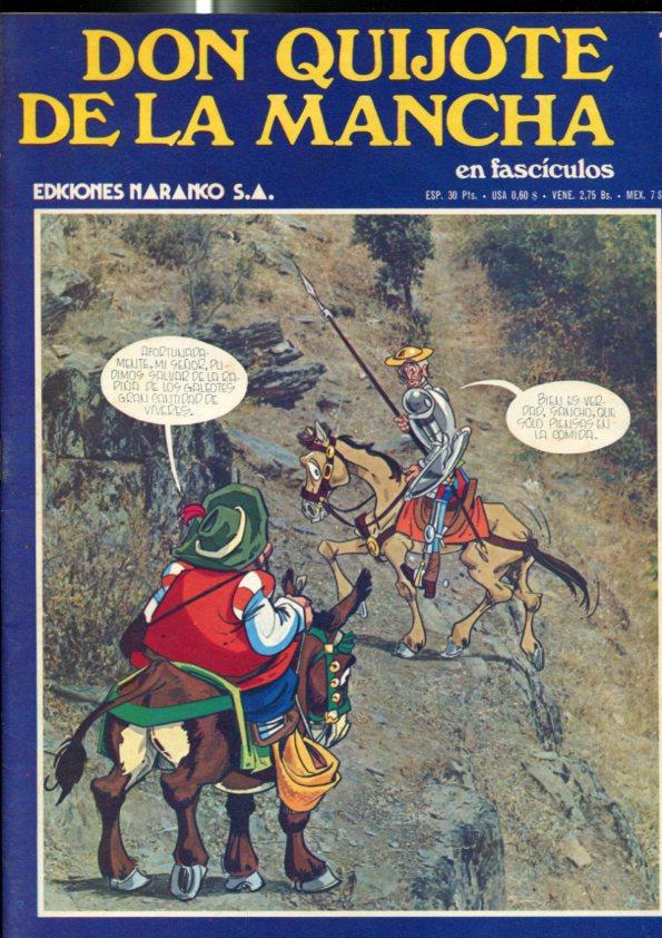 Don Quijote de la Mancha en comic y fasciculo numero 16